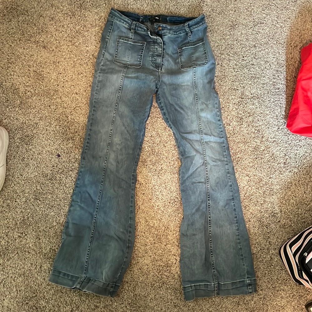 Fashion Nova bell bottom jeans